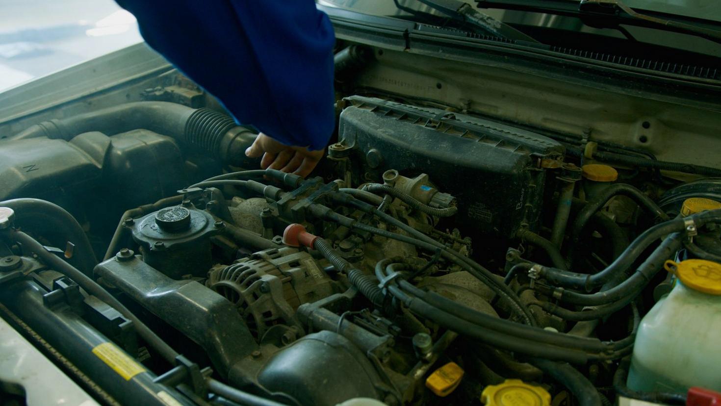 Mechanic at work